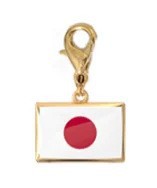 Stainless Steel National Flag Pendant Bracelet