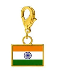 Stainless Steel National Flag Pendant Bracelet