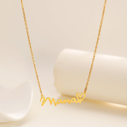 Stainless Steel Necklace, Collarbone Chain for Women, Fade-Resistant Jewelry