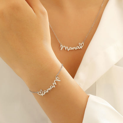 Stainless Steel Necklace, Collarbone Chain for Women, Fade-Resistant Jewelry