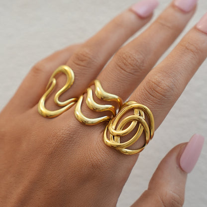 Stainless steel open ring