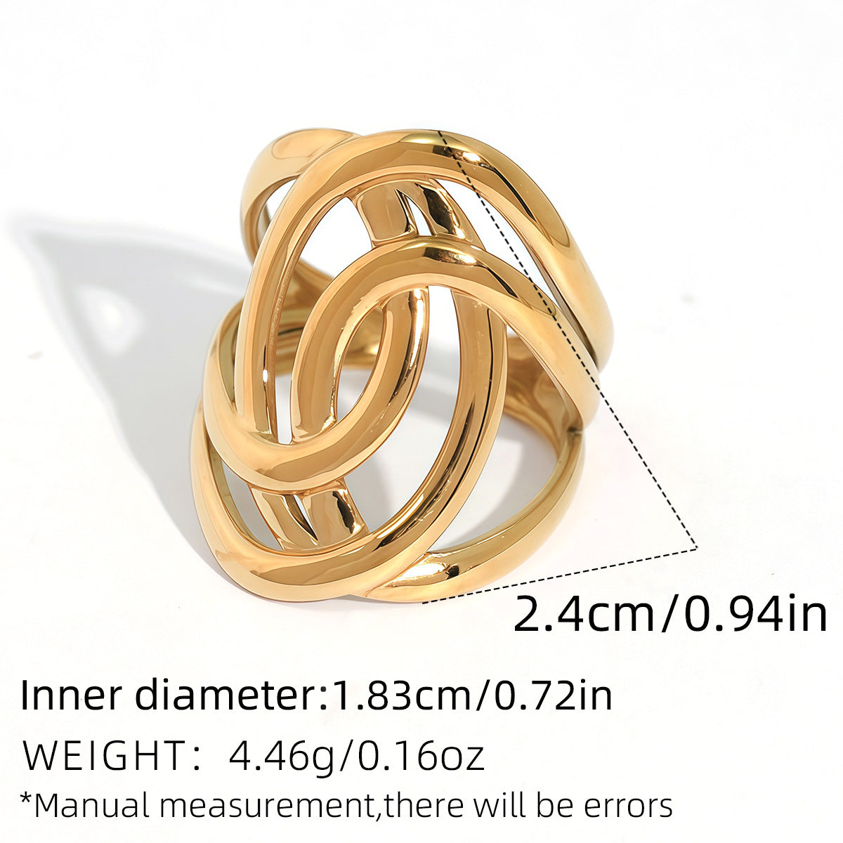 Stainless steel open ring