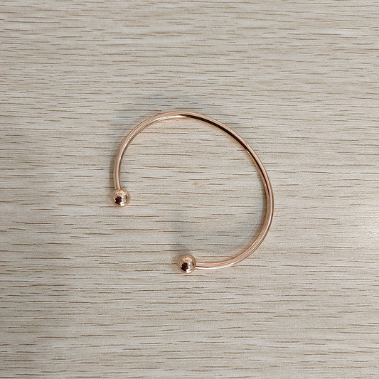 stainless steel opening bracelet