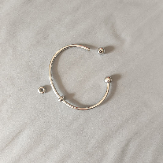 stainless steel opening bracelet