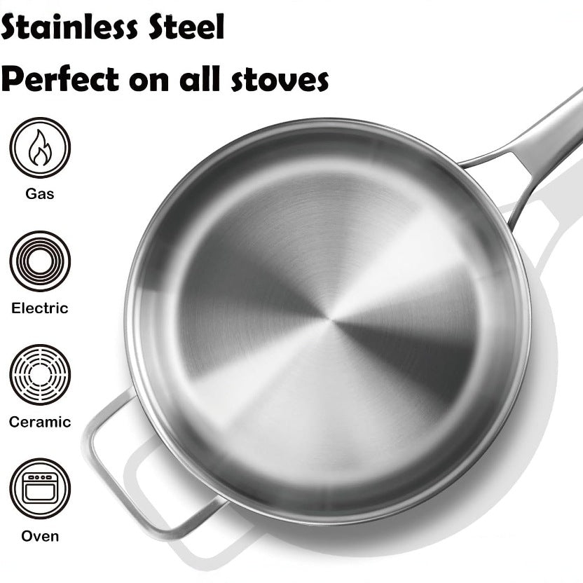 Stainless steel pan