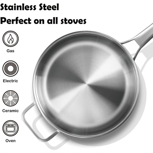 Stainless steel pan