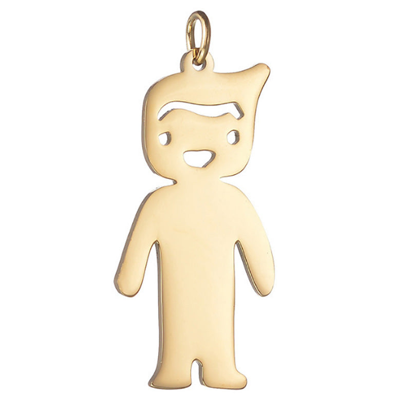 Stainless steel pendant necklace