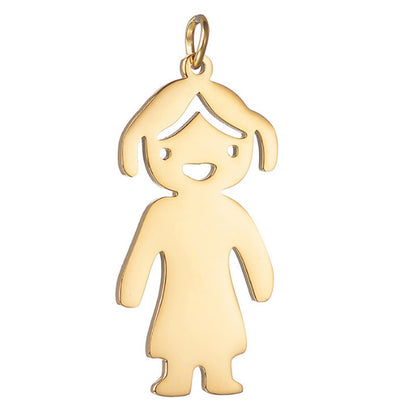 Stainless steel pendant necklace