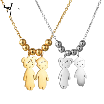 Stainless steel pendant necklace