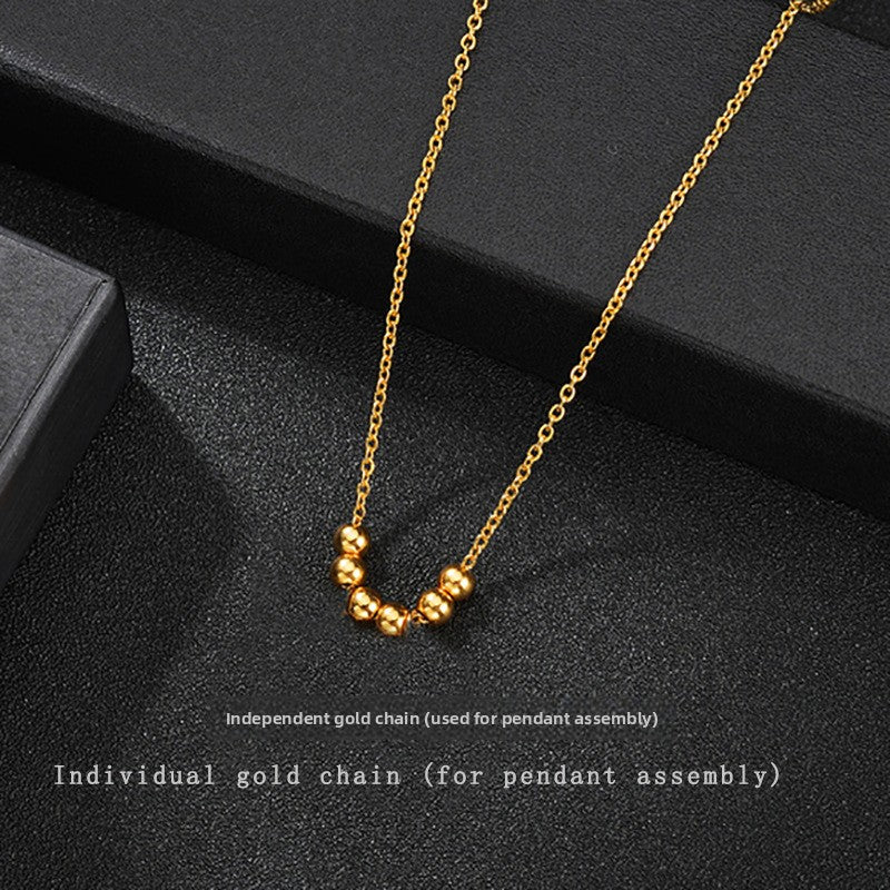 Stainless steel pendant necklace