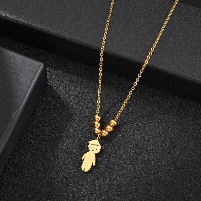 Stainless steel pendant necklace