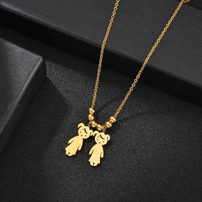 Stainless steel pendant necklace