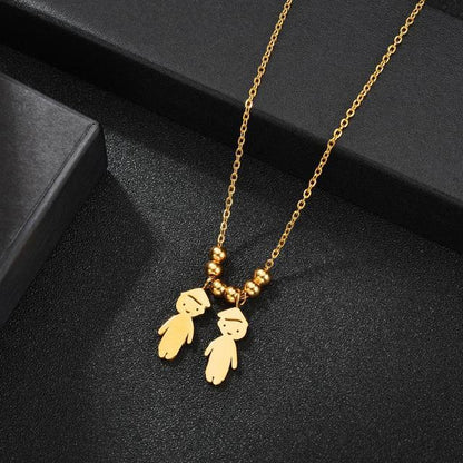 Stainless steel pendant necklace