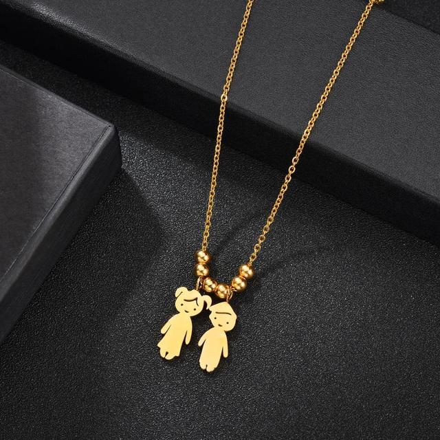 Stainless steel pendant necklace