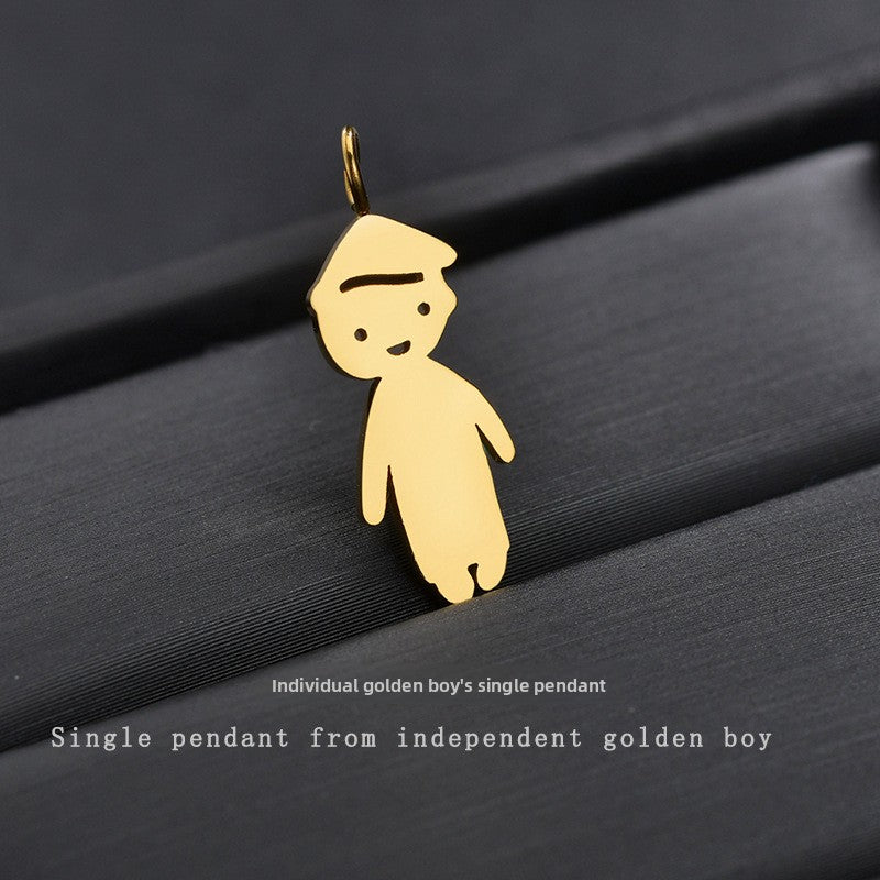 Stainless steel pendant necklace