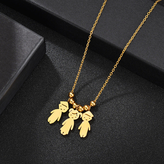 Stainless steel pendant necklace