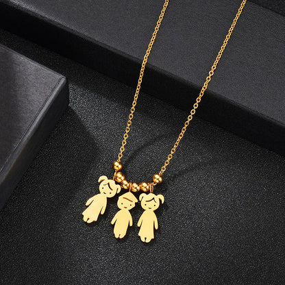 Stainless steel pendant necklace