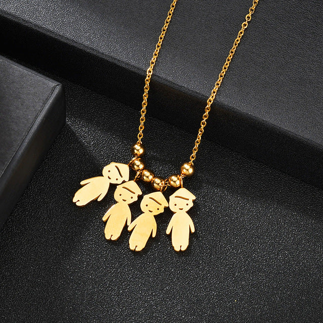 Stainless steel pendant necklace