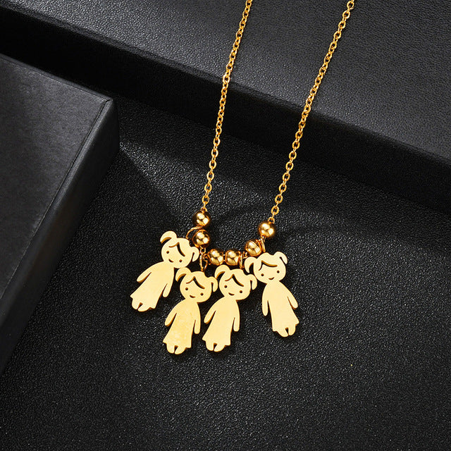 Stainless steel pendant necklace