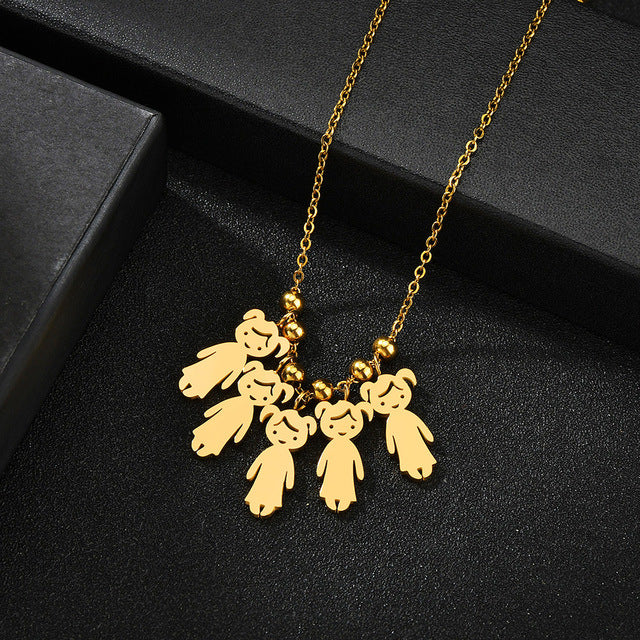 Stainless steel pendant necklace