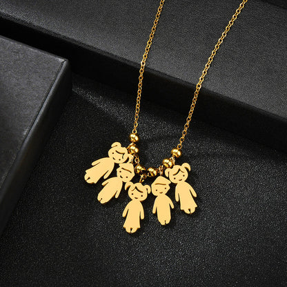 Stainless steel pendant necklace