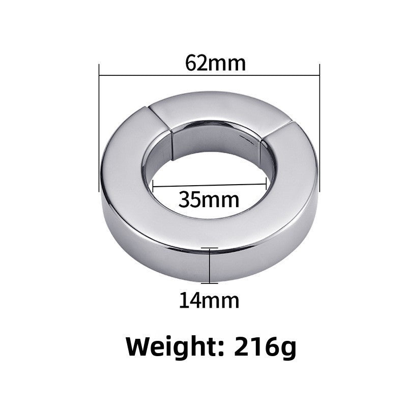 Stainless steel penis magnet ring