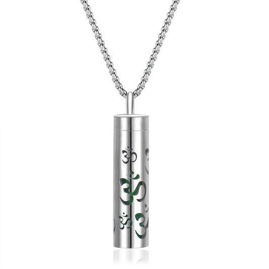 Stainless Steel Perfume Diffuser Pendant Necklace