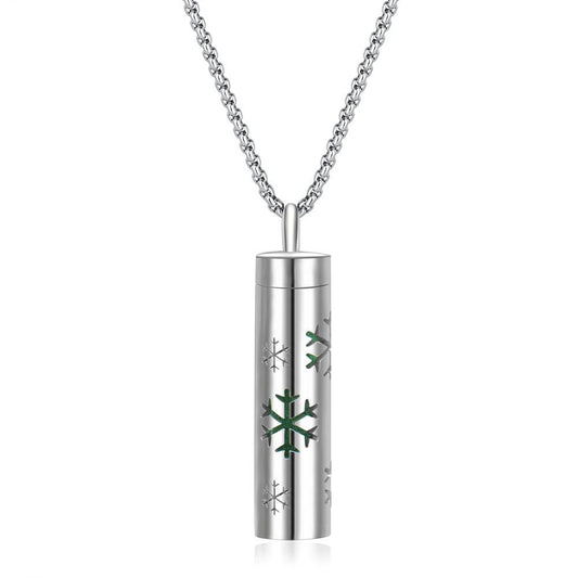 Stainless Steel Perfume Diffuser Pendant Necklace