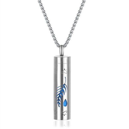 Stainless Steel Perfume Diffuser Pendant Necklace