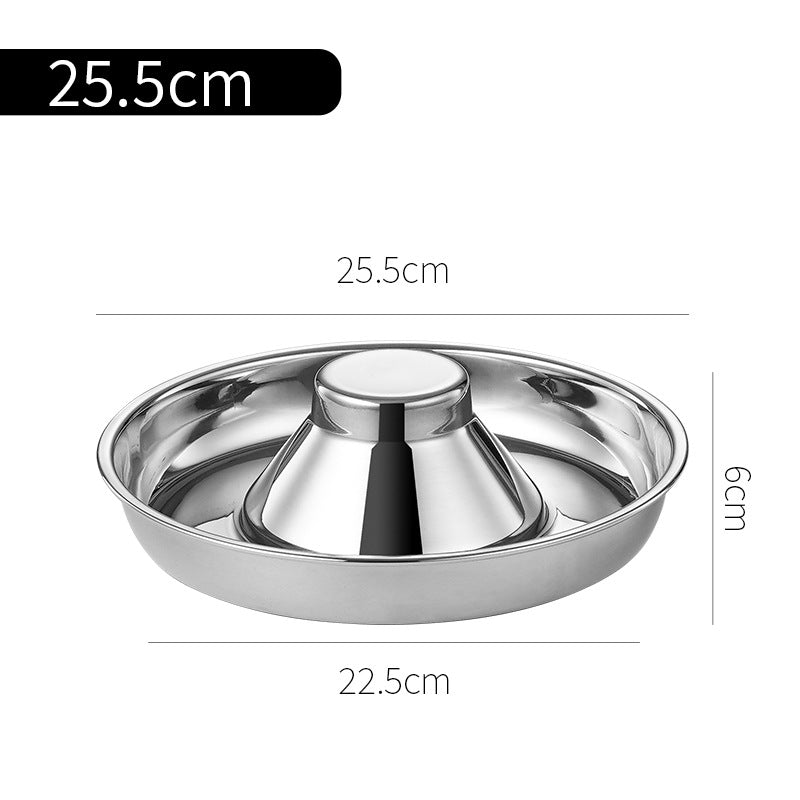 Stainless Steel Pet Slow Feeder Bowl