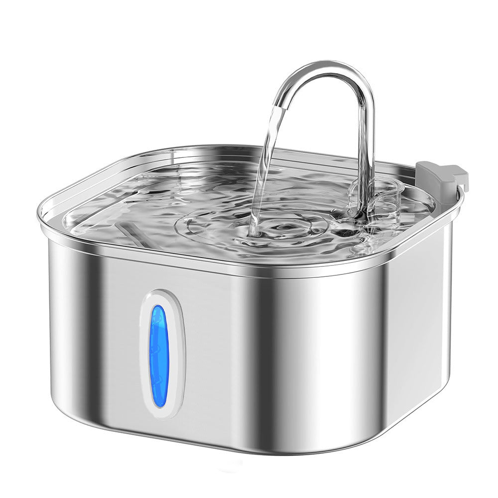 Stainless steel pet water dispenser