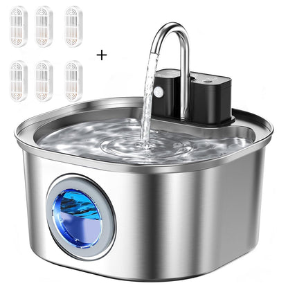 Stainless Steel Pet Water Dispenser with Filter