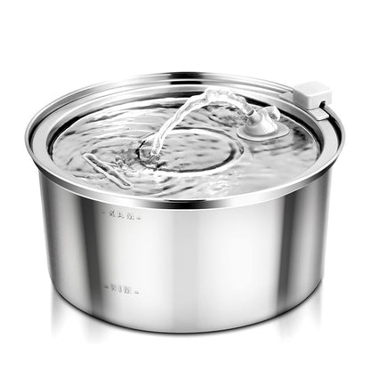 Stainless Steel Pet Water Fountain Dispenser