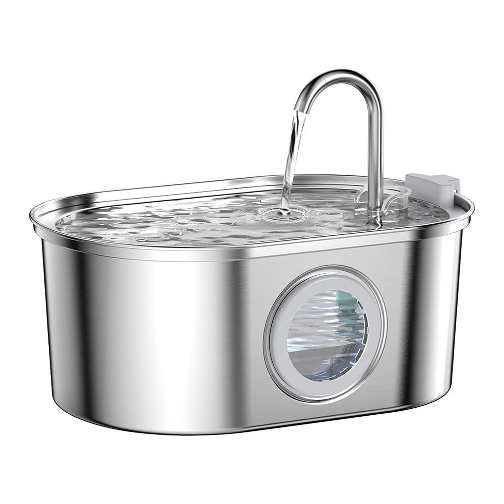 Stainless Steel Pet Water Fountain Dispenser