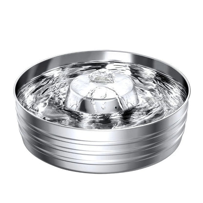 Stainless steel pet water fountain for cats and dogs