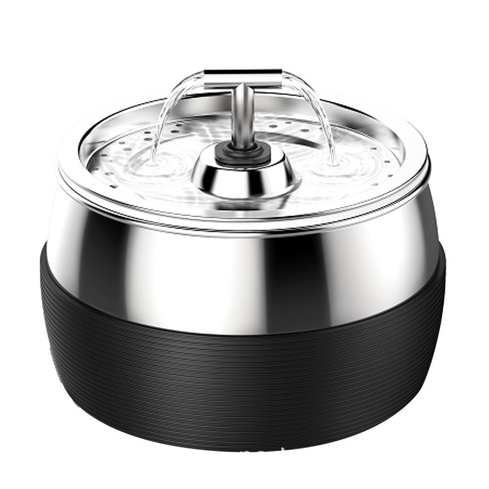 Stainless steel pet water fountain for cats and dogs