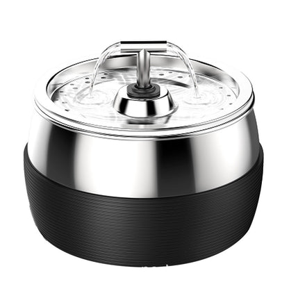 Stainless steel pet water fountain for cats and dogs