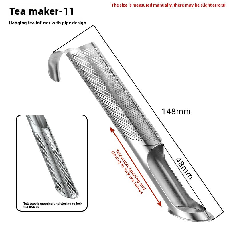 Stainless Steel Pipe Tea Filter Strainer