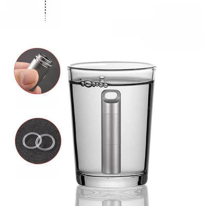 Stainless Steel Portable Pill Organizer Container