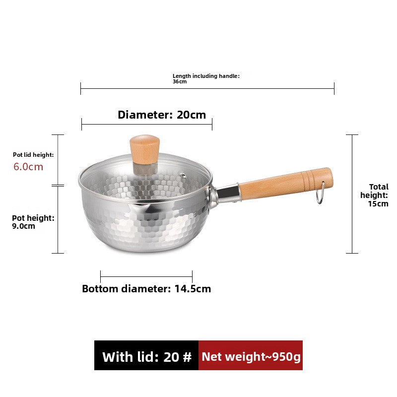 stainless steel pot