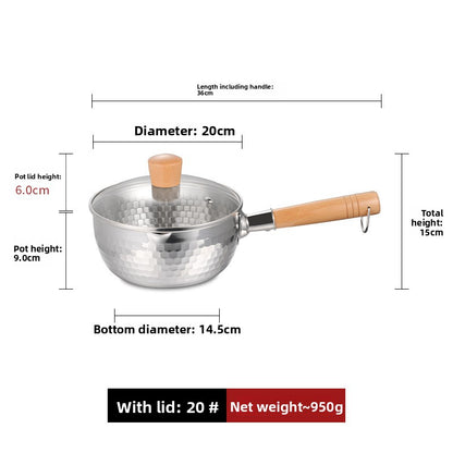 stainless steel pot