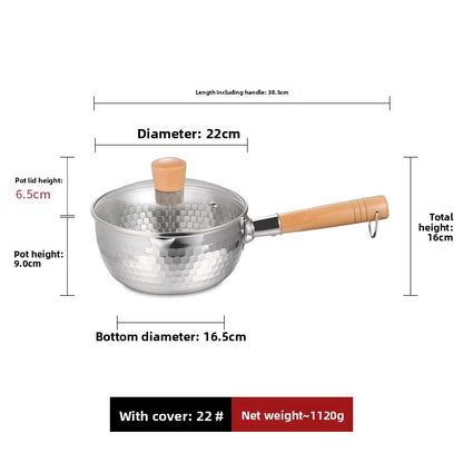 stainless steel pot