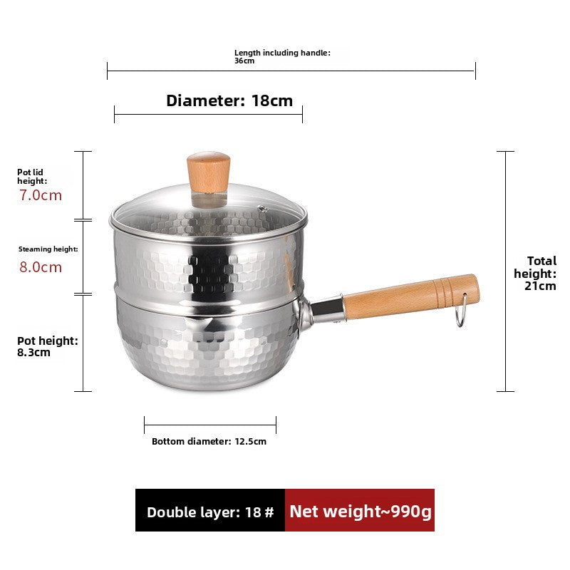 stainless steel pot