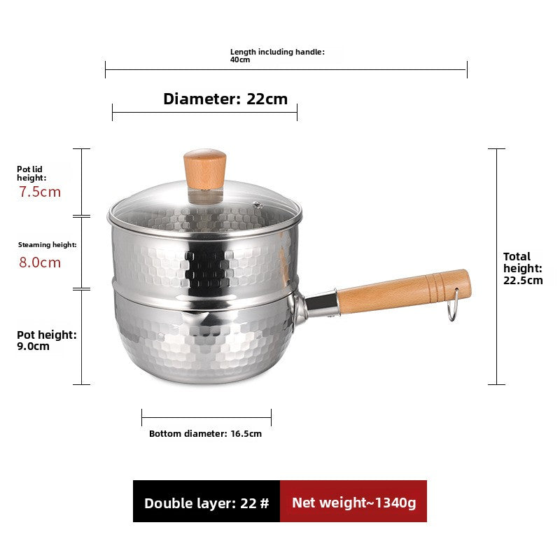 stainless steel pot