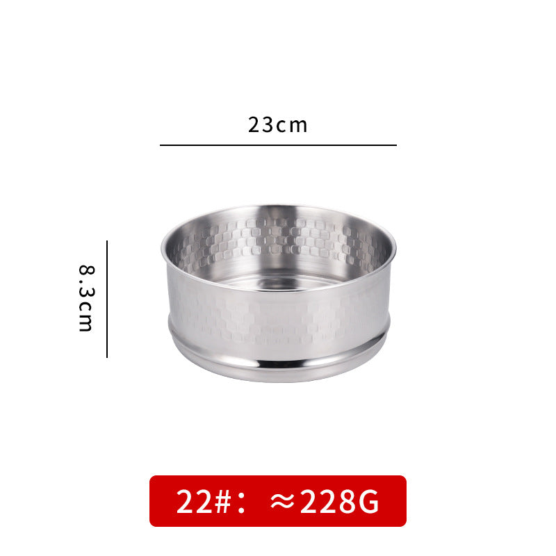 stainless steel pot