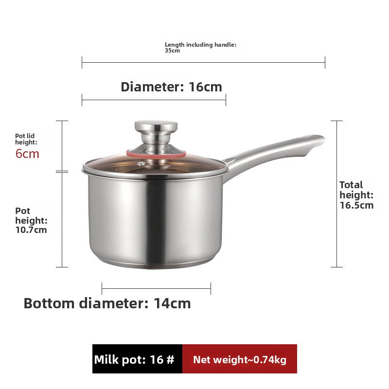 stainless steel pot