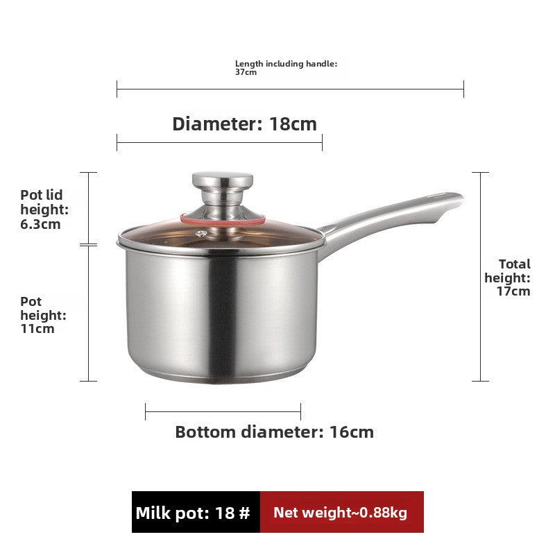 stainless steel pot