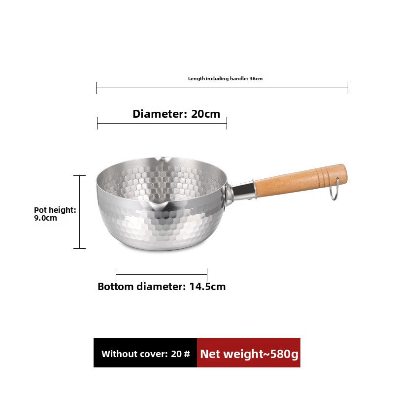 stainless steel pot