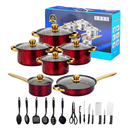 stainless steel pot