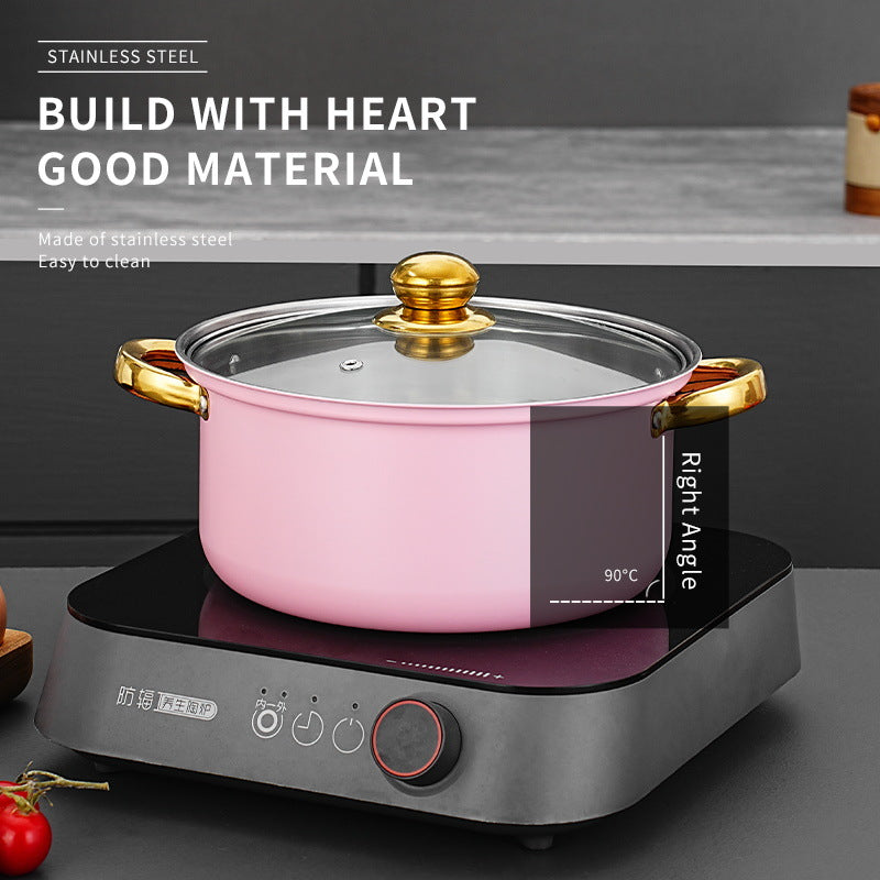 stainless steel pot